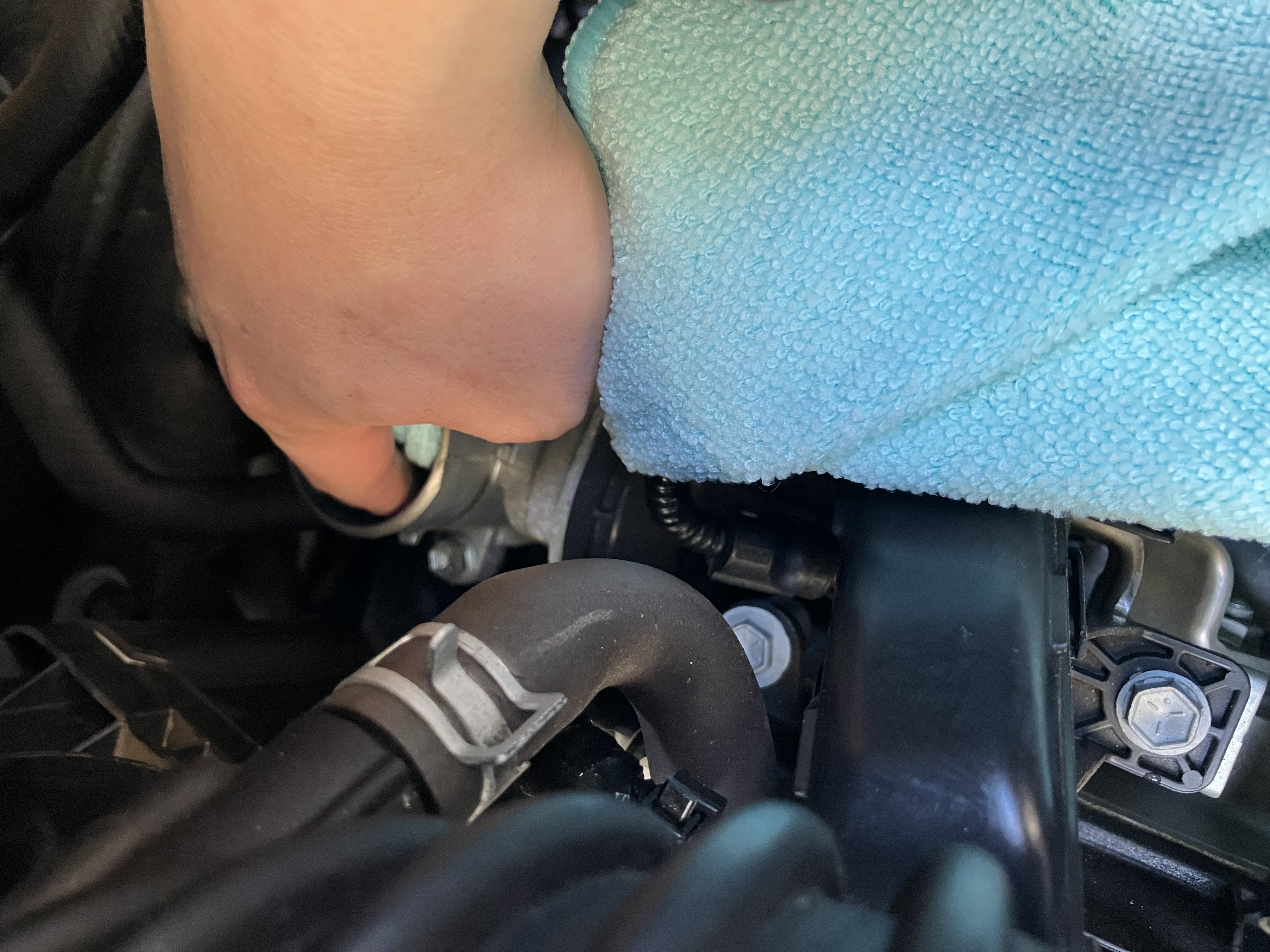 スロットルバルブ清掃